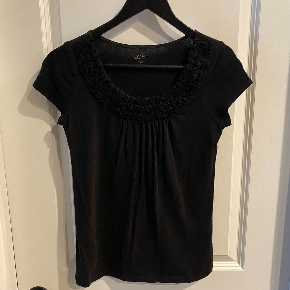 Ann Taylor LOFT - Black Shirt